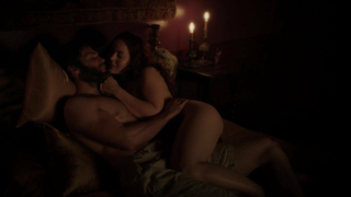 Nude video with Azure Parsons , Janet Montgomery - Salem s01e02 (2014)