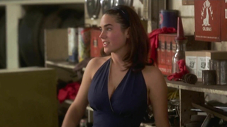 Jennifer Connelly nua, cena de sexo de Inventing the Abbotts (1997)