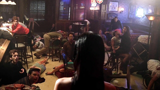 Jessica Clark nuda, scena di sesso da True Blood s05 (2012)