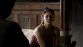 Nude video with Nina Dobrev scene from The Vampire Diaries s04e16 (2013)