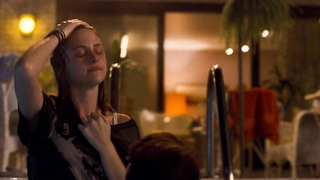 Nude video with Kristen Stewart scene from Adventureland (2009)