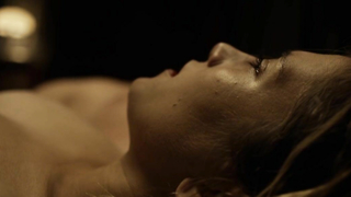 Sarah-Sofie Boussnina nuda, scena di sesso da The Absent One (2014)