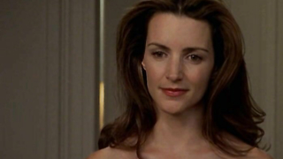 Kristin Davis nue, scène de sexe de Sex and the City s03e16 (2000)