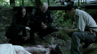 Banshee s04e04'ten (2016) Cherie Daly erotik sahnesi