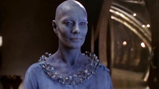 Virginia Hey erotische Szene aus Farscape s01e04 (1999)