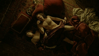 Nude video with Amira Casar scene from Versailles s01e07 (2015)