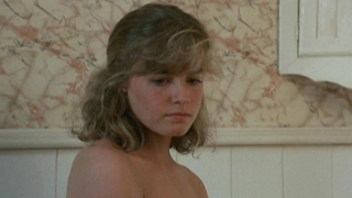 Elisabeth Shue nackt, erotische Szene aus Link (1986)