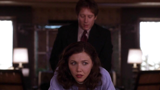 Maggie Gyllenhaal nackt, Sexszene aus Secretary (2002)