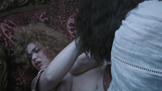 Nude video with Stacy Martin nude , scene from Tale of Tales (2015)