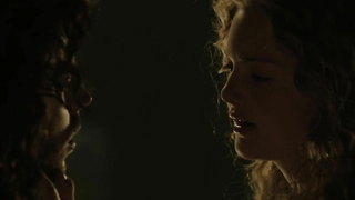 Holliday Grainger seksi, Borgias s03e03'ten (2013) seks sahnesi