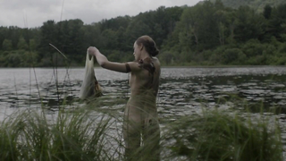 Nude video with Lucy Walters nude , scene from Here Alone (2016)