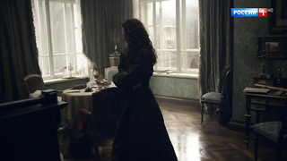 Elizaveta Boyarskaya çıplak, Anna Karenina s01e02'den seks sahnesi (2017)